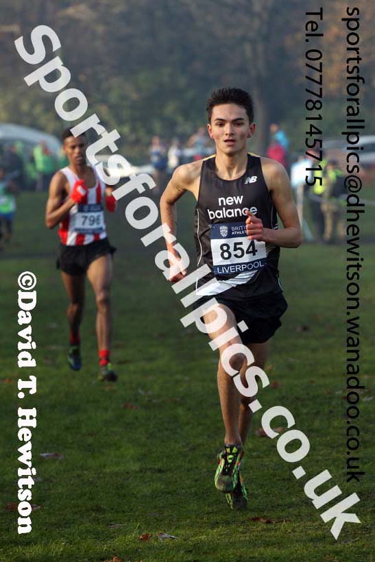 Junior men, European Cross Country Trials, Sefton Park, Liverpool. Photo: David T. Hewitson/Sports for All Pics